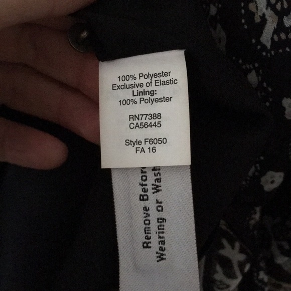 Madewell Black Floral Boho Dress - Picture 3 of 4